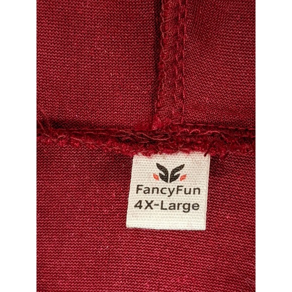 Mrs Santa Claus Velvet Costume Christmas Womens 4XL Hooded Belt Gloves New - Picture 15 of 16